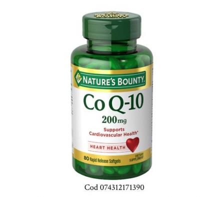 Natures Bounty Co Enzima Q10 200mg 80 Capsulas