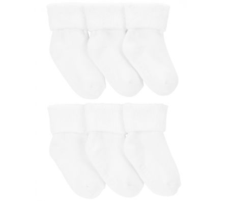 Carters Pack 6 Pares de Medias Puños Pegables