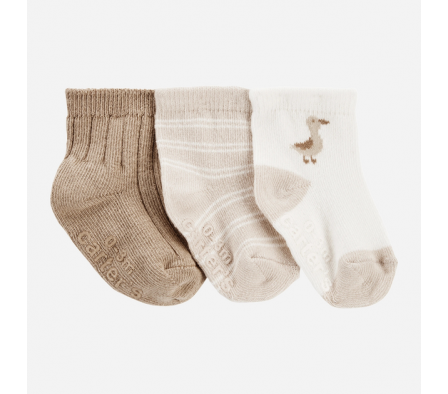 Carters Pack 3 Pares de Medias Pato 3/12M