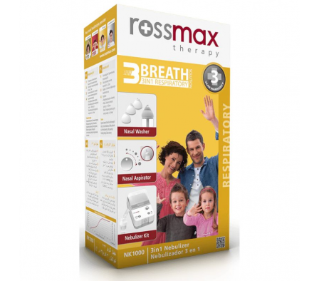 Rossmax Nebulizador 3 en 1 NK1000