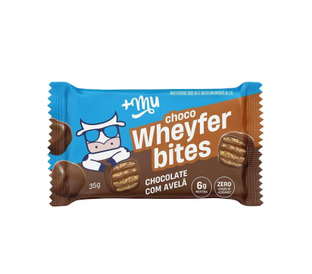 Mais Mu Wheyfer Bites Chocolate c/Avellanas 35gr