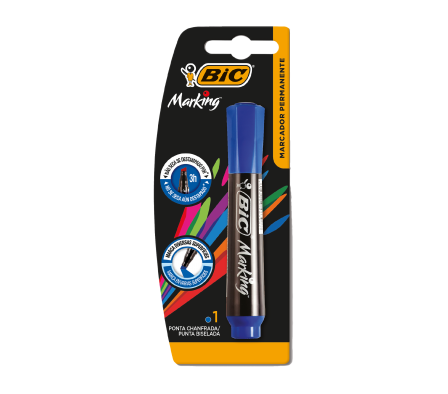 Bic Marcador Permanente Azul