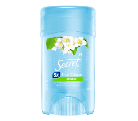 Secret Antitranspirante Gel Invisible Jasmine