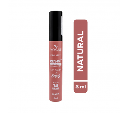 Vogue Labial Liquido Resist Natural 3ml
