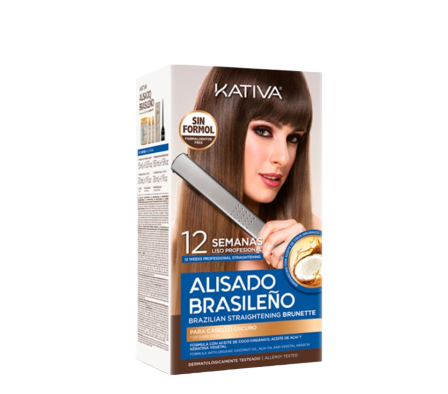 Kativa Kit Alisado Brasileño Cabello Oscuro 