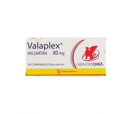 Valaplex Valsartan 80 mg - Cont. 30 comprimidos re