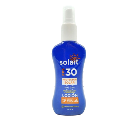 Solait Protector Solar+Repelente FPS30 Loción 120m