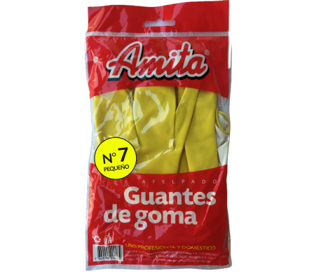 Amita Guantes de Goma No.8