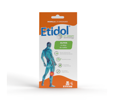 Etidol Fit Therapy Technology Rodillo 3 Parches 