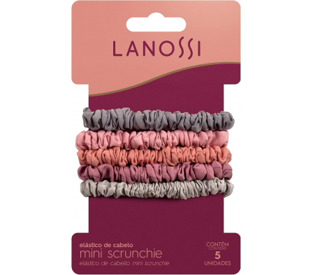 Scrunchie Silver- Rose