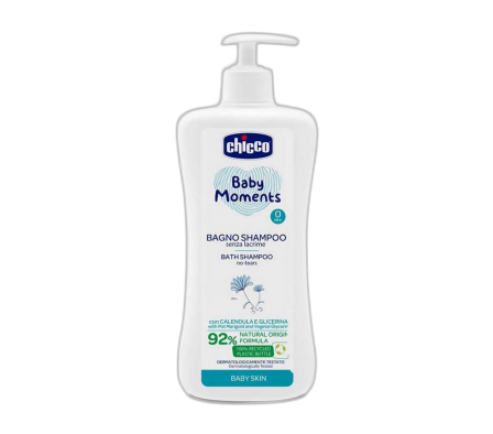 Chicco Jabon Liquido y Shampoo Baby Moments 500ml 