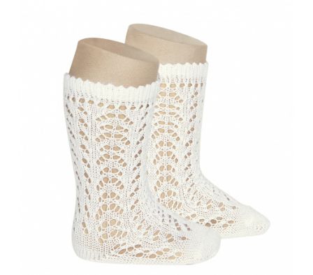 Condor Calcetin Alto Perle Calado 0/3M Cava