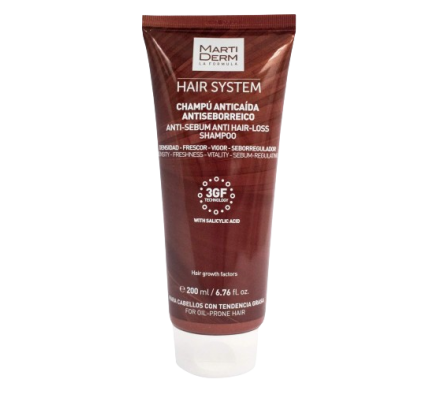 MartiDerm Shampoo Hair System Antiseborreico 200ml