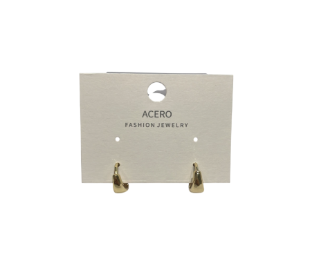 Madonna Argolla de Acero Pequeña c/Circon cod 240