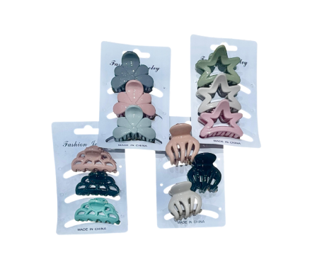 Bling Set De 3 Pinzas Surtidas E