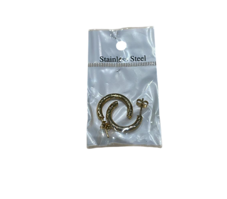 Bling Argolla Acero Dorada 7450