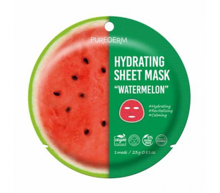 PureDerm Mascarilla Facial Hidratante Sandia 18gr