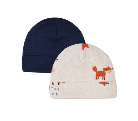 GerberChildrenswear 2PC Gorras Niño Zorrillo RN