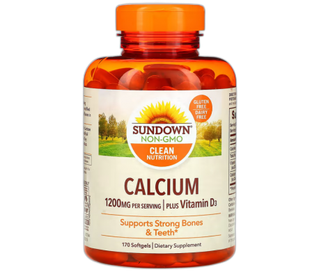 Sundown Calcio 1200mg + Vit. D3 x170caps