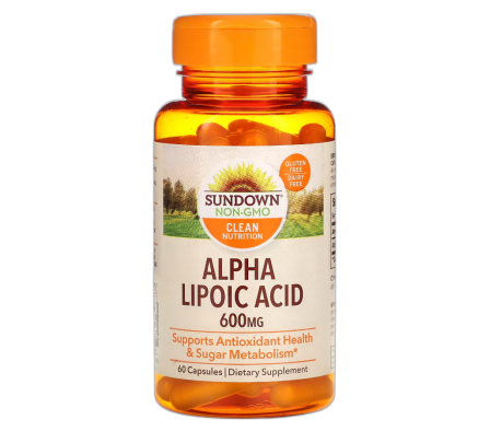 Sundown Alpha Lipoic Acid 600mg 60cap