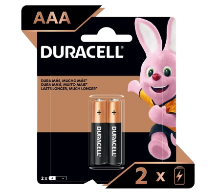 Duracell Pila Alcalina AAA 2 Unidades