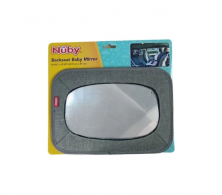 Nuby Espejo p/ Asiento Trasero Gris 1 Unidad