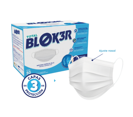 Bloker Tapabocas Quirurgico 1 Unidad.