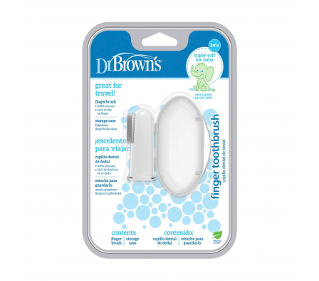 Dr Browns Cepillo de Dientes Silicona 3M+