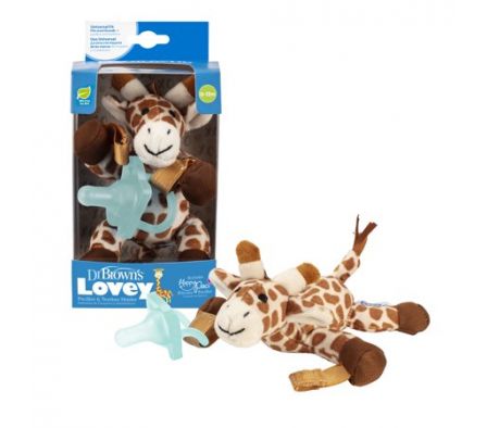 Dr Browns Chupete Verde + Soporte Lovey Jirafa