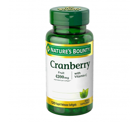 Natures Bounty Cranberry con Vit C 4200mg 120 Caps
