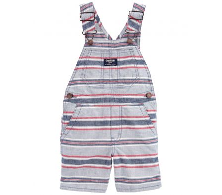 Carters Enterizo a Rayas Jeans 3M