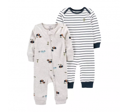 Carters Pack 2 Monitos Niño NB