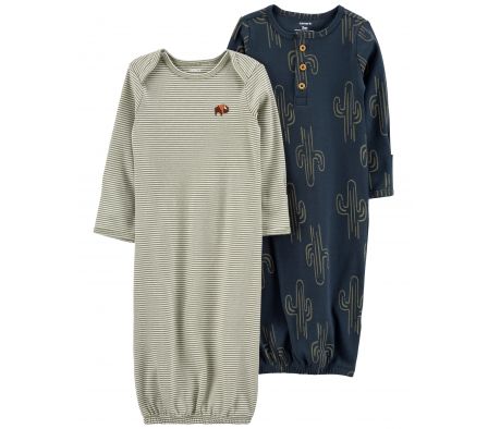 Carters Pack 2 Bolsas de Dormir Algodón NB