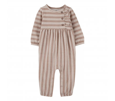 Carters Monito Asimetrico a Rayas Algodon Niña 18M