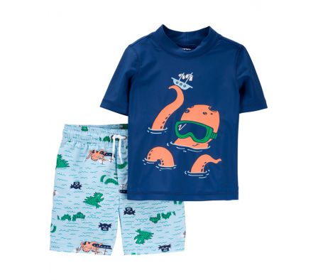 Carters Traje de Baño Pulpo C/ UPF+50 24M