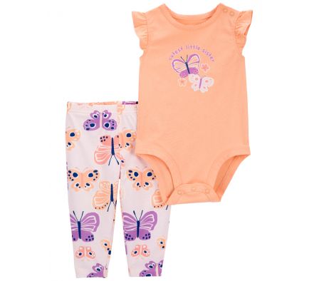Carters Pantalon Body Mariposas NB