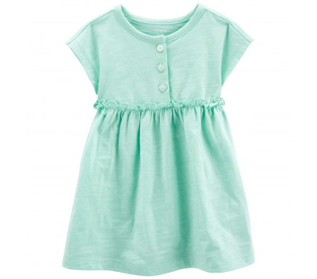 Carters Vestido c/Botones y Volados Niña 18M