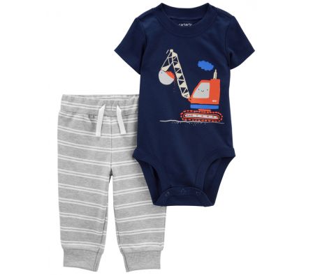 Carters Pantalon + Body Constructor 18M