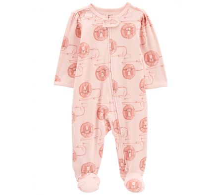Carters Pijama 1PC c/Pie Térmico León Niña