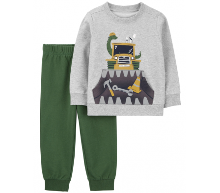 Carters Pantalon+Remera Constructor 6M