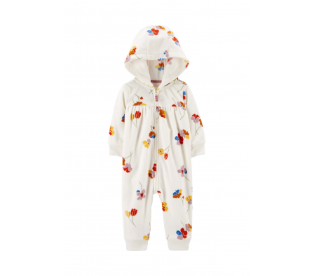 Carters Mameluco Floral Micropolar 9M