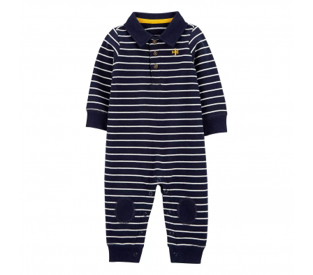 Carters Monito a Rayas c/Rodilleras 6M