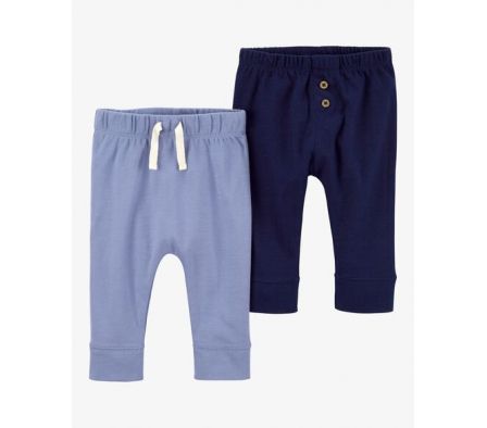Carters Pack 2 Pantalones Azules 3M