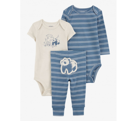 Carters Set Bodies MC y Pant Panda Niño 24M