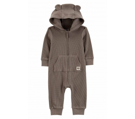 Carters Monito c/Capucha Oso Termico Niño 18M