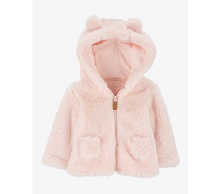 Carters Campera c/Capucha Orejas Sherpa Niña 24M