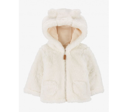 Carters Campera c/Capucha Orejas Sherpa Unisex 6M