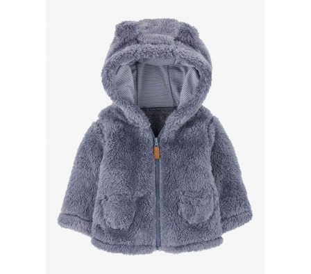 Carters Campera c/Capucha Orejas Sherpa Niño 12M