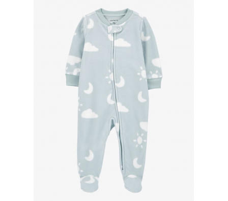 Carters Pijama C/Pie Cielo Micropolar 3M