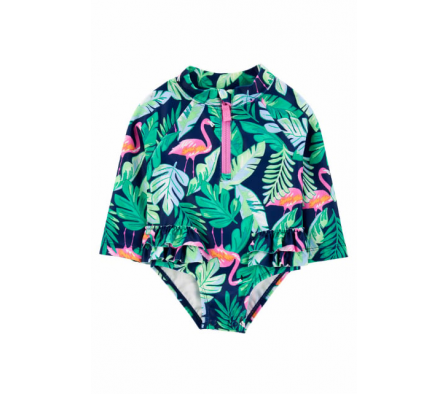 Carters Malla de Baño ML Flamencos UPF+50 12M